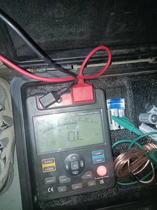 2#机小机A.B胶球泵电机电缆绝缘测量数据全部合格6