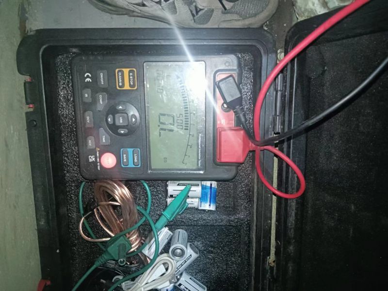 2#机小机A.B胶球泵电机电缆绝缘测量数据全部合格