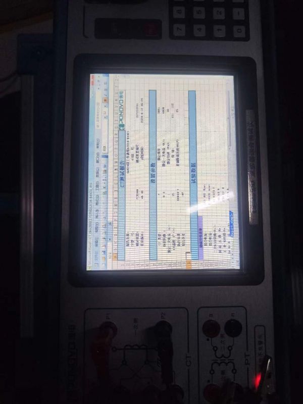6kV2B段工作进线6201B电流互感器二次直阻，变比，极性，伏安特性，误差曲线，二次负载测试7