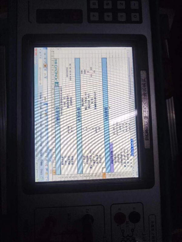 6kV2B段工作进线6201B电流互感器二次直阻，变比，极性，伏安特性，误差曲线，二次负载测试13