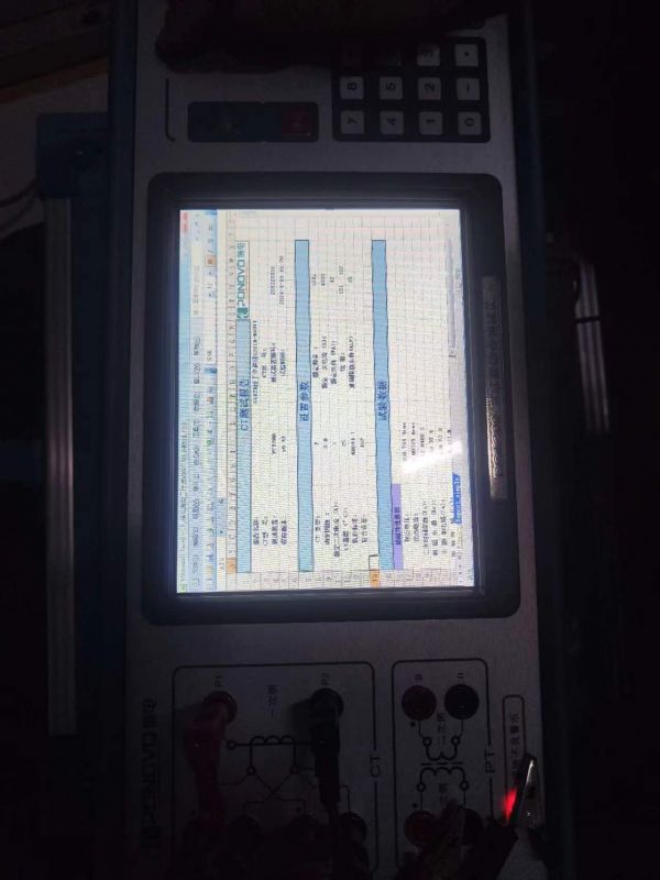 6kV2B段工作进线6201B电流互感器二次直阻，变比，极性，伏安特性，误差曲线，二次负载测试5